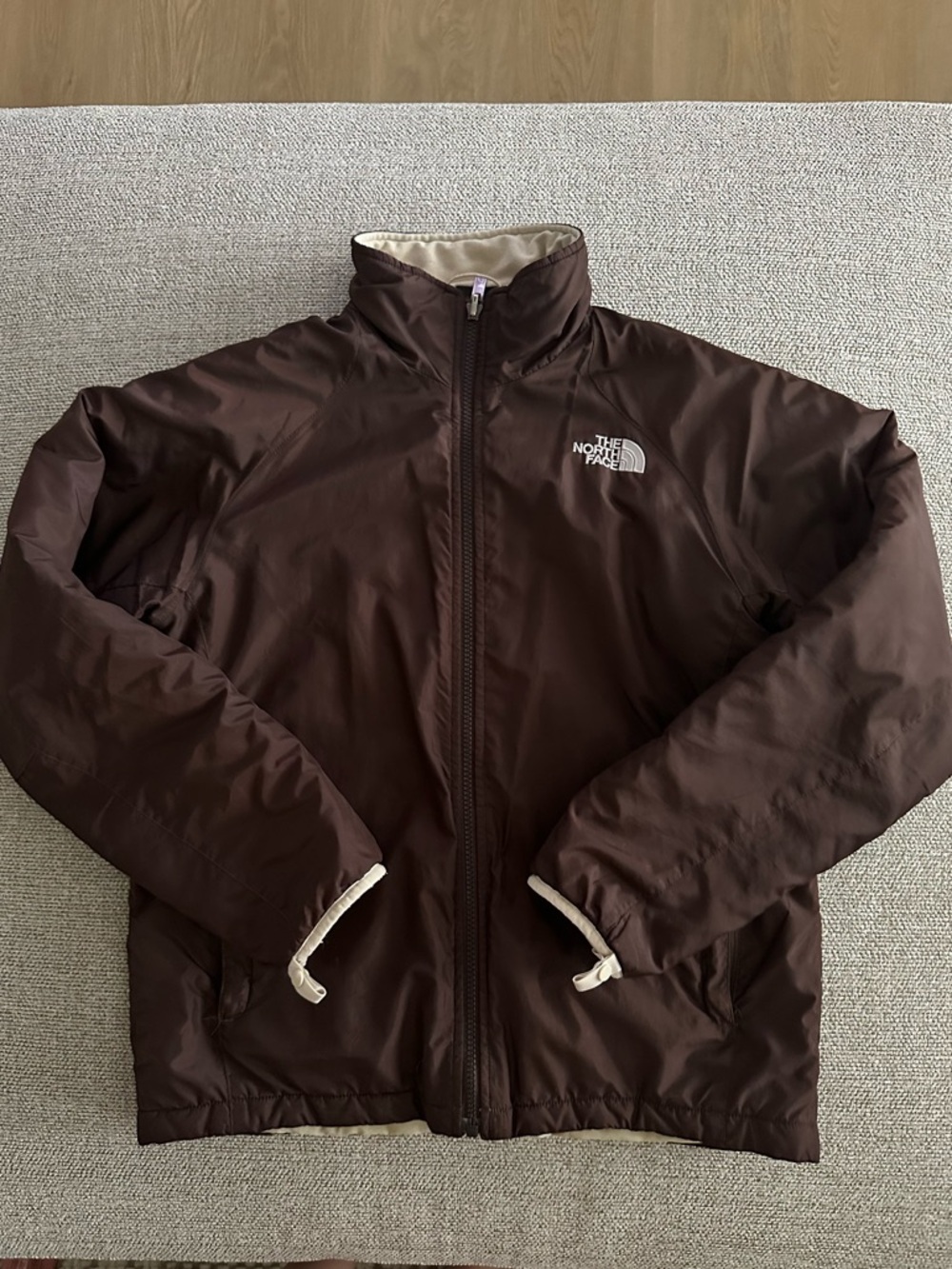 The North Face Women’s Dark Brown Insulated Puffer Jacket (About a size XS/S)
